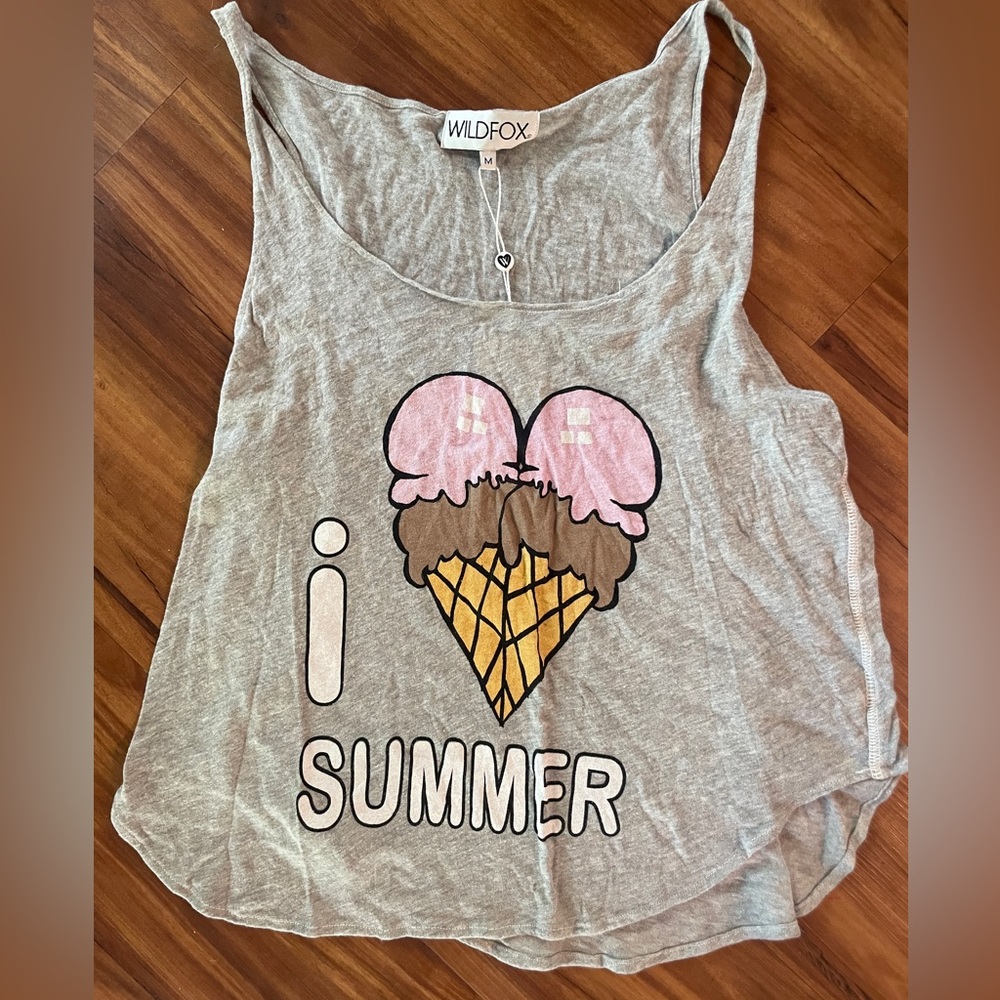 Wildfox I love summer tank (M)